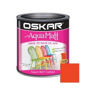 OSKAR Aqua Matt Email. 0.6L Orange glamour. baza apa