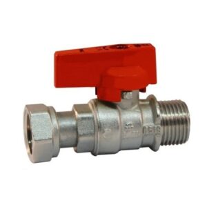 Robinet trecere cu sfera 3/4 FE-FI fluture cu racord olandez