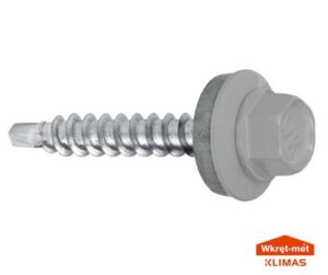 Surub autoforant pentru tigla metalica, WF, 4.8 x 19 mm, gri, 250 buc, Wkret-Met