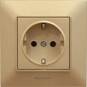 Priza Arkedia Slim cu impamintare. Bronz. 16 A