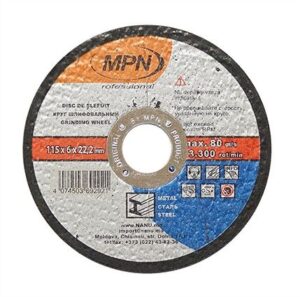 Disc polizare metal 115 x 6.0 x 22mm. Adinc MPN. '1cut x 5 buc.'