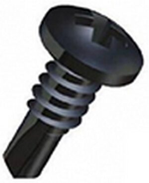 Surub autoforant pentru profile metal BTEX-3.5x9.5 negru '200buc'