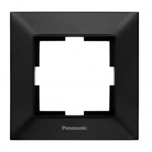 Rama cu 1 loc, negru, Arkedia Slim Panasonic