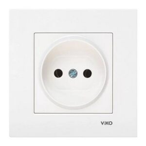 Priza fara impamintare Karre Viko by Panasonic. fixare cu surub. Alb