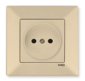 Priza fara impamintare Meridian Viko by Panasonic. Bej