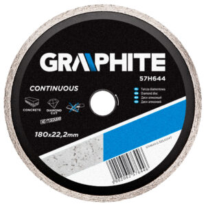 Disc diamant continu 180x22.2 mm. Graphite