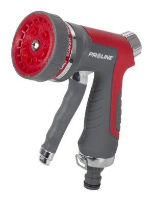 Pistol de stropit Deluxe Proline. PVC. Debit reglabil. 10 jeturi de stropire.