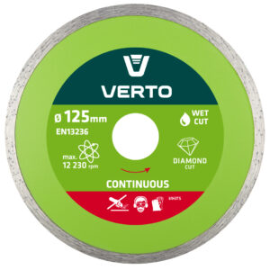 Disc diamant continu 125x22.2 mm Verto