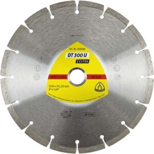 Disc diamantat segmentat universal EXTRA DT300U Klingspor. 115 x 1.6 x 22 mm.