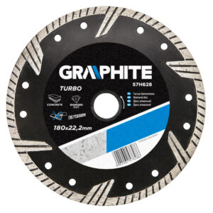 Disc diamant Turbo 180x22.2mm. Graphite