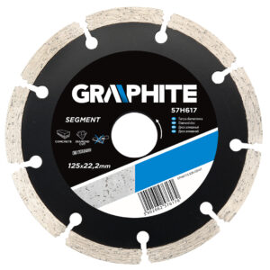 Disc diamant segment 125x22.2mm. Graphite