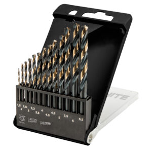 Burghiu de metale HSS-CNC. 124 grad. 'Pro-Tec'. set de 13 buc. 'GRAPHITE'