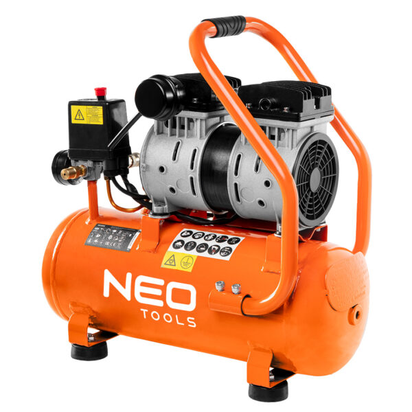 Compresor aer fara ulei 12K020 Neo. 12 l. 500 W. 8 bar. 105 l/min.