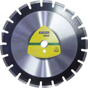 Disc diamantat segmentat universal pentru asfalt EXTRA DT350A Klingspor. 350 x 3.2 x 25.4 mm.