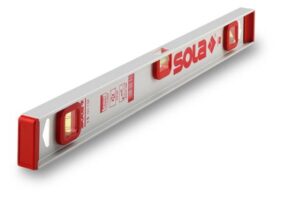 Nivela din profil-X aluminiu 80cm. argintiu 3 capsule I 5 80 Sola