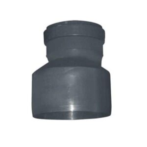 Reductie excentrica PVC inalt pentru canalizare Turplast-Bis. d 75 x 50 mm. Gri.