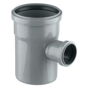 Ramificatie PP pentru canalizare Turplast-Bis. d 110 x 50 mm. 90 grade. Gri.