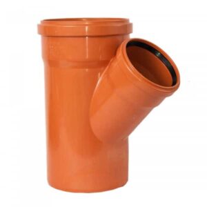 Ramificatie PVC canalizare Turplast-Bis. d 200 х 160 mm. 45 grade. Oranj.