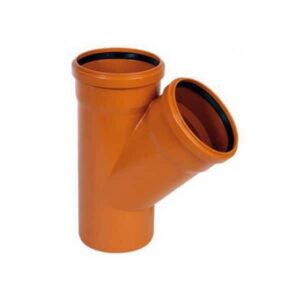 Ramificatie PVC canalizare Turplast-Bis. d 200 х 200 mm. 45 grade. Oranj.