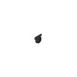 Piesa capat pentru rigola PP Aquer. Negru. 55 mm.