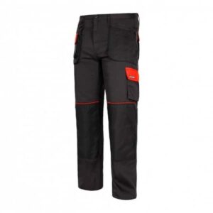 Pantaloni de lucru L4050354 Proline. Bumbac/ Poliester. 190 g/m2. Graphite/ Orange. 2L-182-96