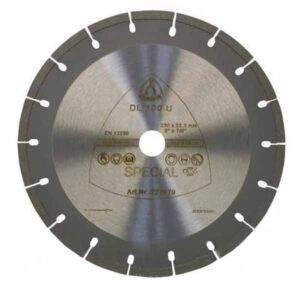 Disc diamantat segmentat pentru granit SPECIAL DL100U Klingspor. 230 x 22.23 mm.