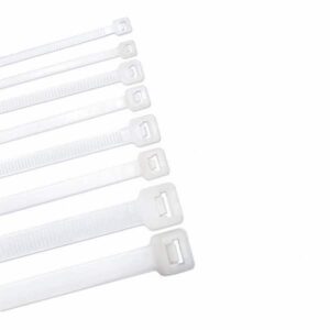 Coliere din nylon 4.8 x 400mm '100buc' alb. Cupra