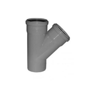 Ramificatie PP pentru canalizare Turplast-Bis. d 110 x 110 mm. 45 grade. Gri.