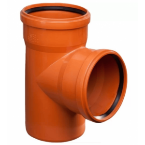 Ramificatie PP pentru canalizare Turplast-Bis. d 160 x 160 mm. 90 grade. Oranj.